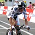 Frank Schleck during the first stage of the Tour de France 2009